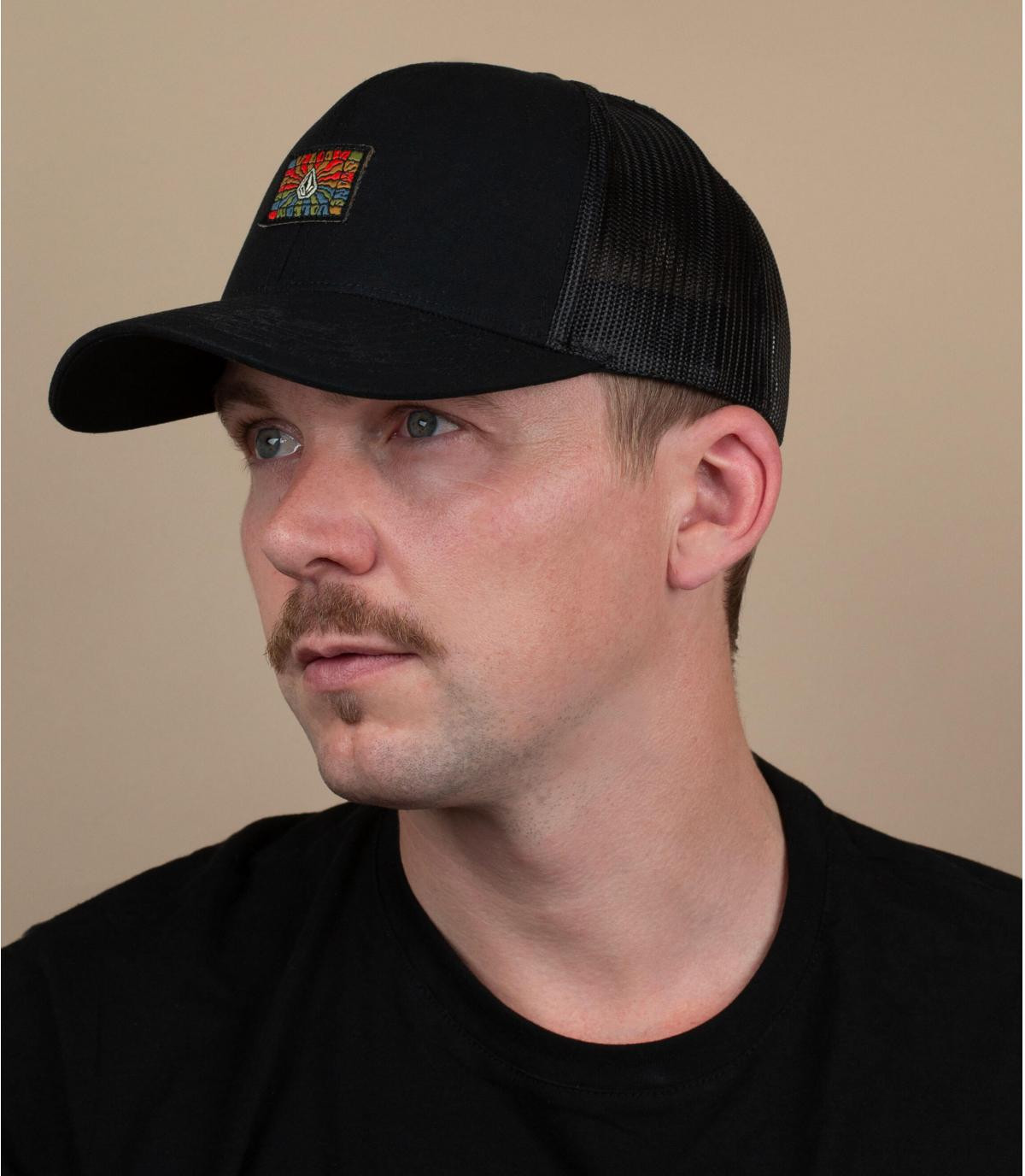 trucker Volcom negro parche Day Waves Cheese black trucker Volcom negro parche Day Waves Cheese black